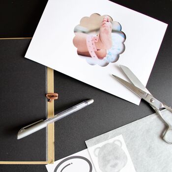 Coffret Journal de grossesse - Album souvenirs de bébé, un cadeau créatif inspirant pour les futurs et jeunes parents 2