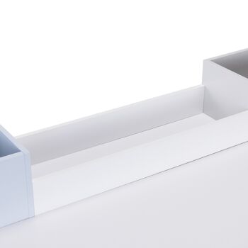 Bureau ou table de bureau WHITE-SKY avec 3 organisateurs pour votre étude intensive par Thinia Home 5