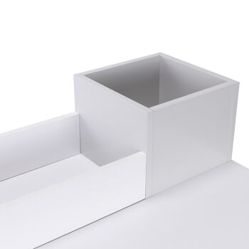 Bureau ou table de bureau WHITE-SKY avec 3 organisateurs pour votre étude intensive par Thinia Home 7