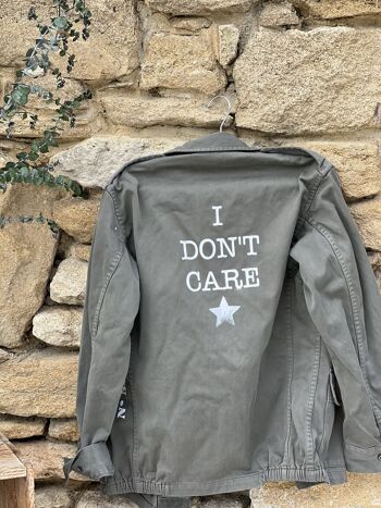 Veste militaire - I don't care 1