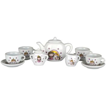 Service à thé en porcelaine 12 pièces - Lillie & Ellie 2