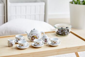Service à thé en porcelaine 12 pièces - Lillie & Ellie 3