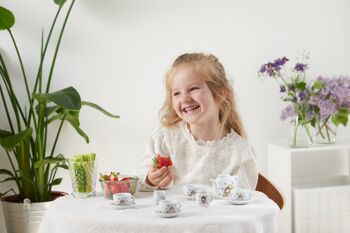 Service à thé en porcelaine 12 pièces - Lillie & Ellie 4