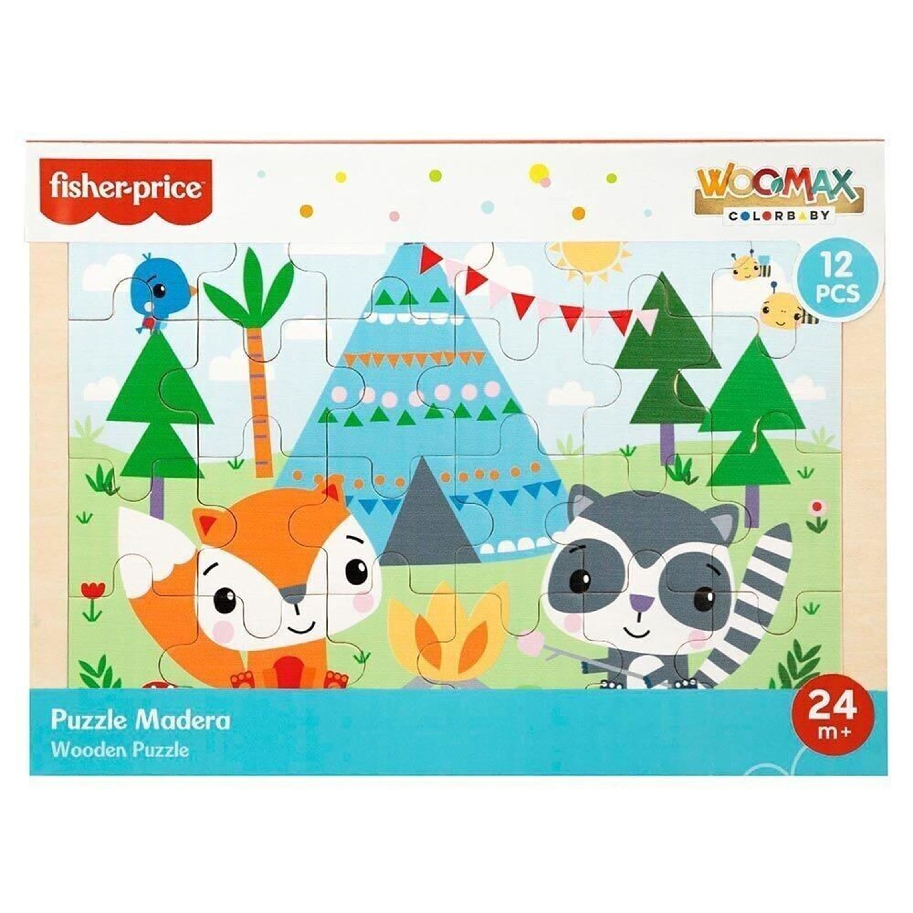 Puzzle en bois animaux - Fisher price