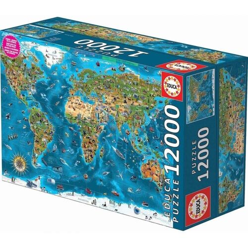 Puzzle Educa 12000 piezas Maravillas del mundo