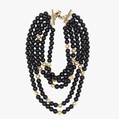 VIRI (black) Necklace- Sita Nevado