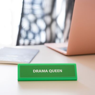 Desk plate - Drama queen