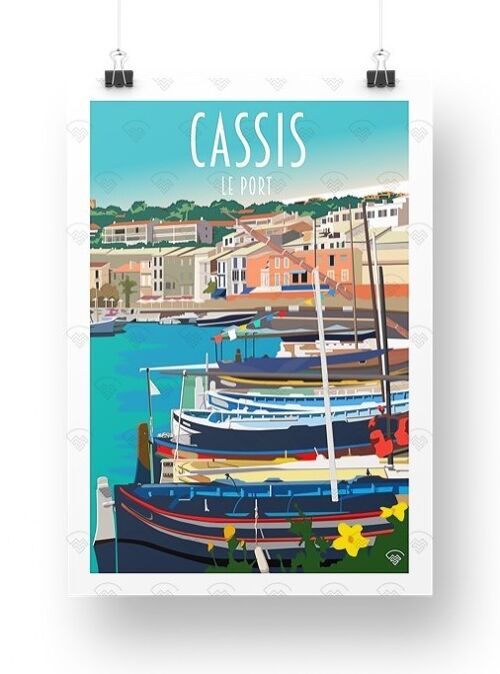 Carte postale Cassis Port