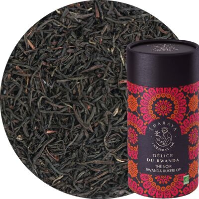 Organic black tea Délice du Rwanda premium box 100g