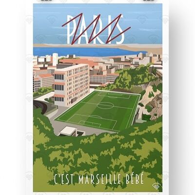 Postcard Marseille Baby