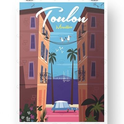 Postcard Toulon Mourillon