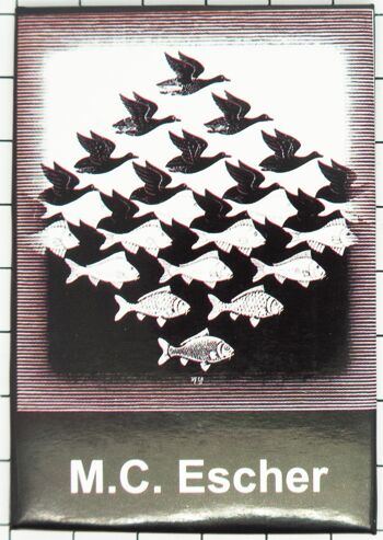 koelkastmagneet M.C. Escher Hollande 1