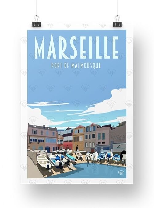 Carte postale Marseille Malmousque