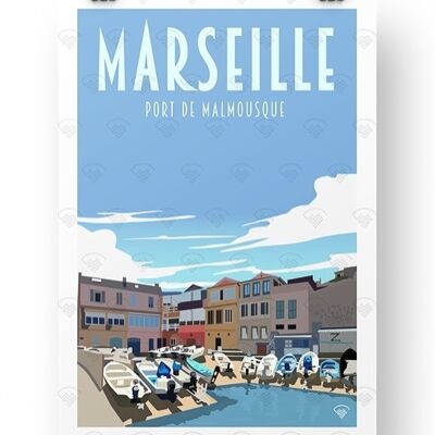 Carte postale Marseille Malmousque
