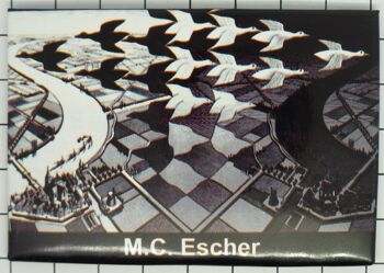 koelkastmagneet M.C. Escher Hollande 1