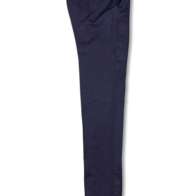 Pantaloni chino blu navy
