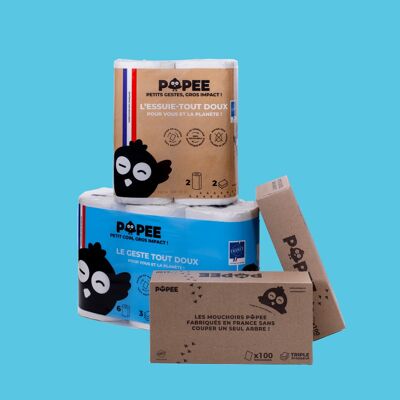 COMFORT-Reihe - Popee-Toilettenpapier