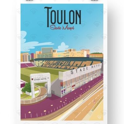 Carte postale Toulon Stade Mayol