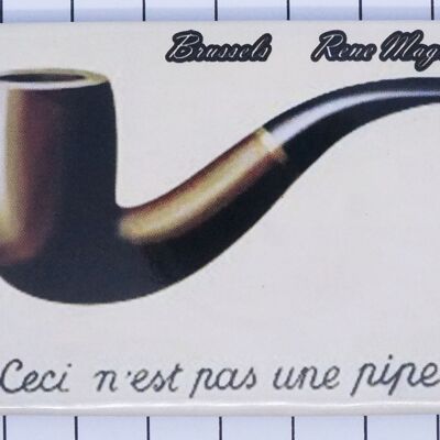 koelkastmagneet Bruxelles René Magritte