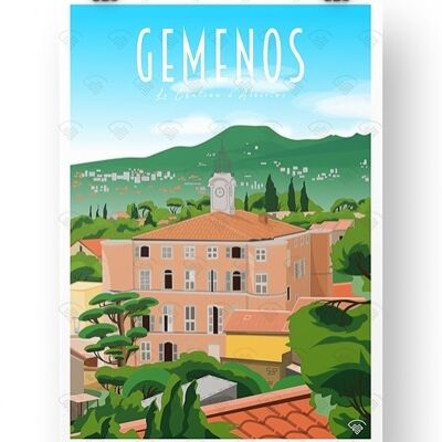 Postcard Gemenos