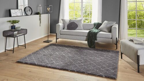 Design Verlours Deep-Pile Carpet Archer Grey