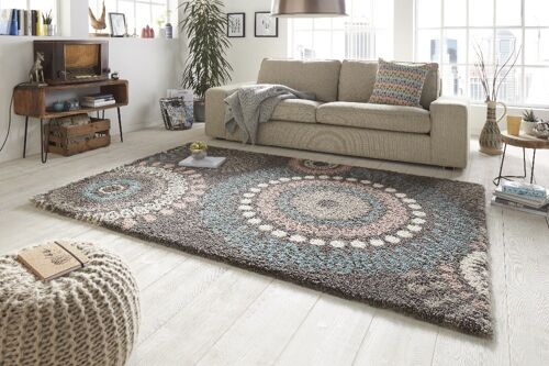 Design Verlours Deep-Pile Carpet Globe