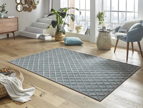 Shiny design viscose carpet with high-low effect Danton