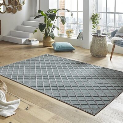 Shiny design viscose carpet with high-low effect Danton