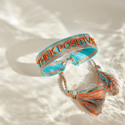 Think Positive Statement Bracelet