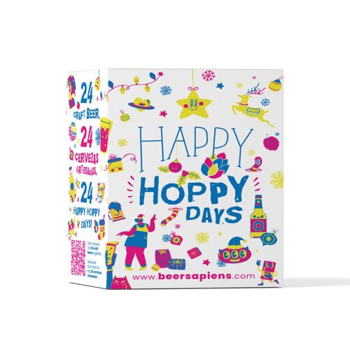 Calendario de Adviento HAPPY HOPPY DAYS con 24 Cervezas Artesanas