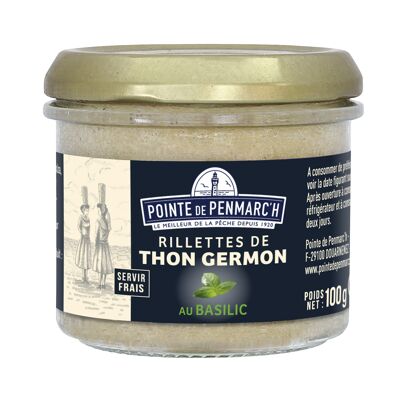 RILLETTES THON BASILIC Verrine 100g