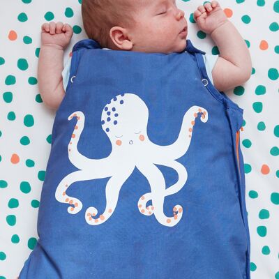 Schlafsack 4 Jahreszeiten 0/6m Geburt (65cm)Octopus