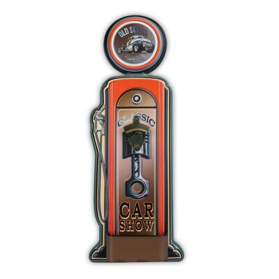 Metal frame wall decoration Bottle opener wall mounted