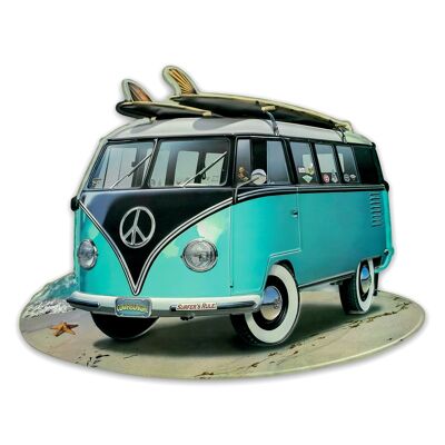 Wanddekoration Metallrahmen Volkswagen Van Wand