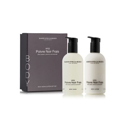 Body Gift Set No.03 Poivre Noir Frais 2x300ml