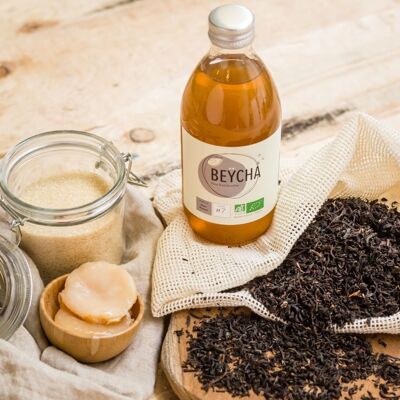 BeÿCha Kombucha Thé noir Assam 33cl*12