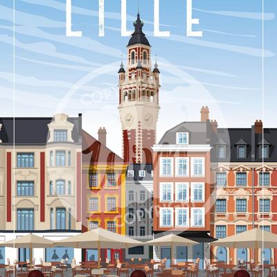 Lille - "Entspannung auf dem Grand'Place"