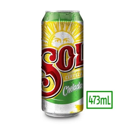 Lata Cerveza - Sol Chelada - 473 ml - 3.50°