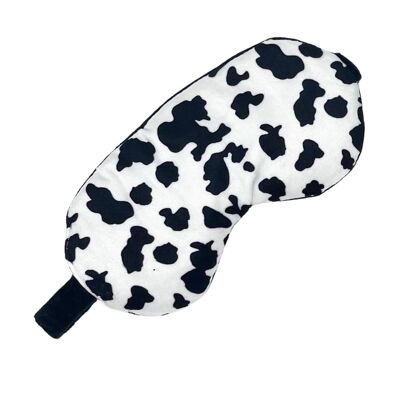 Masque pour les yeux de thérapie par pression profonde - imprimé vache
