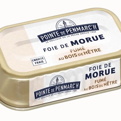 FOIE DE MORUE FUME AU BOIS DE HETRE 121gr