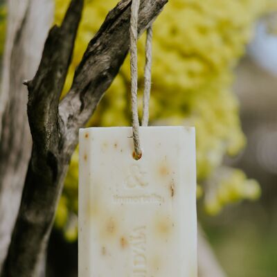 Soap slice on rope Immortelle exfoliating 110g