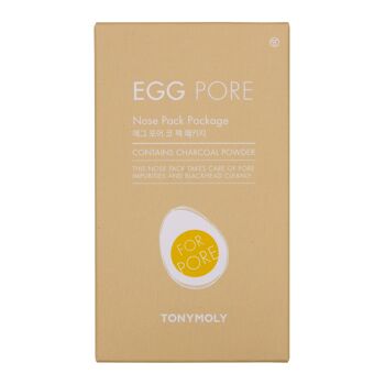 TONYMOLY Egg Pore Nose Pack - 7 Feuilles | Soins de la peau coréens 2