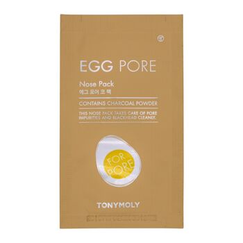TONYMOLY Egg Pore Nose Pack - 7 Feuilles | Soins de la peau coréens 5