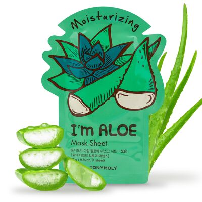TONYMOLY I'm Aloe Sheet Mask | Moisturising ¦ Korean Skin Care