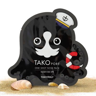 TONYMOLY Tako Pore One Shot Nose Pack | Korean Skin Care