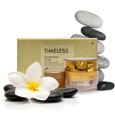 TONYMOLY Timeless Ferment Snail Cream (Includes Free 20ml Ferment Snail Eye Cream) | Korean Skin Care