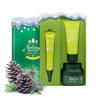 TONYMOLY The Chok Chok Green Tea - Holiday Edition Bundle Kit | Korean Skin Care