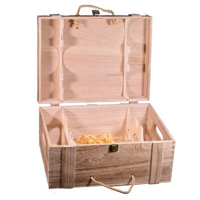 Caja de Vino de Madera para 6 Botellas