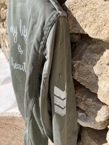 Veste militaire - My life is beautiful 2