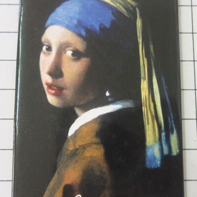 Magnet alg. vrouw Vermeer